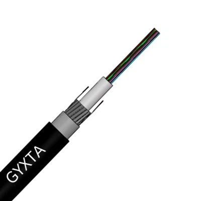 2-288 Core Anti-rodent Single Mode Outdoor Optic Fiber Cable with Steel Wire Armored Construction